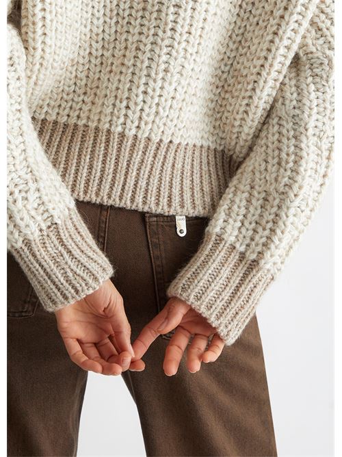 Wool and alpaca blend sweater Liu Jo | CF4437MA329.N9656